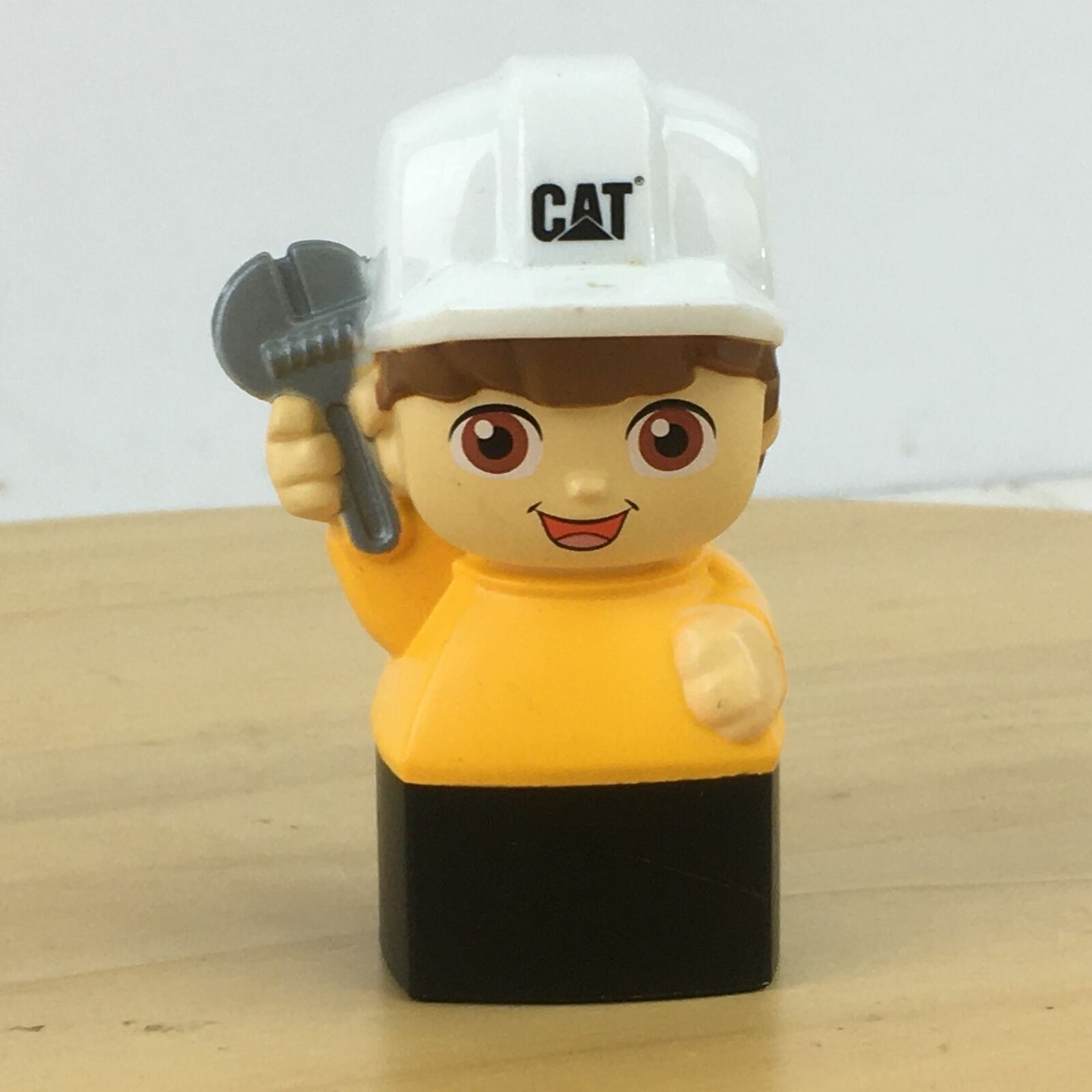 Mega Bloks Replacement Cat Mechanic Man Figure Caterpillar Toy Figurine