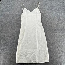 Theory White Lace Slip Dress Womens White Size 0
