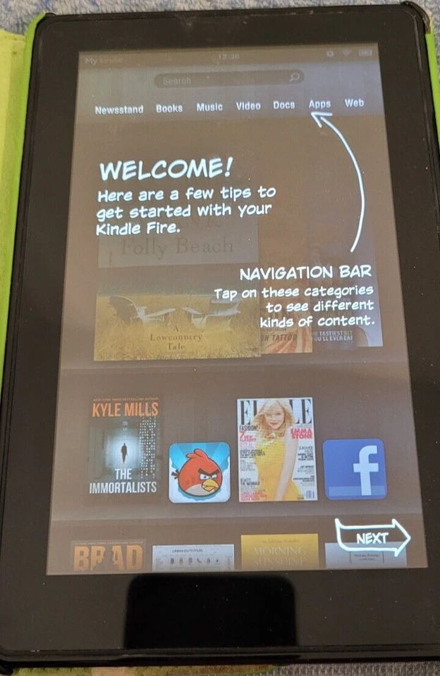 Amazon Kindle Fire (1st Generation) 8GB, Wi-Fi, 7in - Black - Image 3 of 4