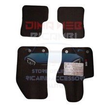 Tappetini Auto Fiat 500X 2014-2024 - Moquette Antiscivolo, Logo Ricamato, Made In Italy - Foto 4