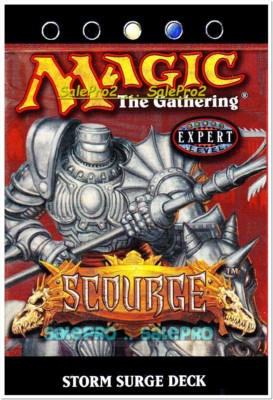 STORM SURGE magic SCOURGE WHITE BLUE RARE MTG FACTORY SEALED