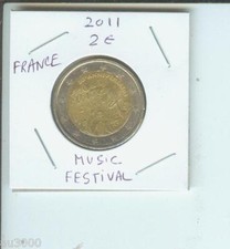 2011 2€ COMMEMORATIVE MUSIC FESTIVAL 30th Anniversary FRANCE FETE MUSIQUE 2 Euro