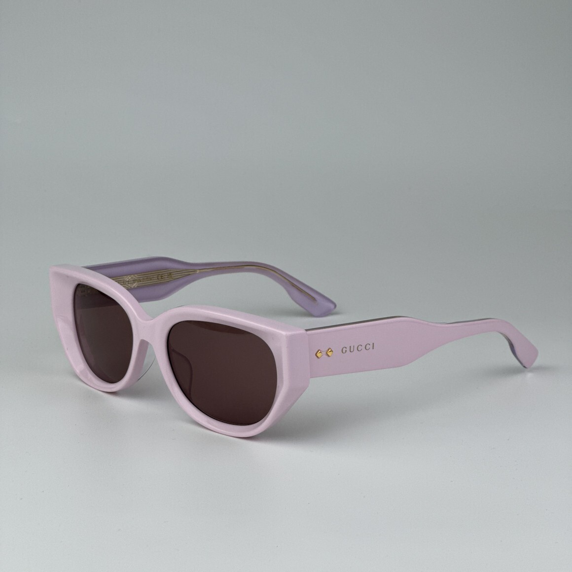 Gucci Women AUTHENTIC Sunglasses Pink Brown Cat Eye GG1532SA  display picture 1