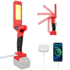 30W 2500LM Cordless LED Flashlight Work Light for Milwaukee M18 18V Battery