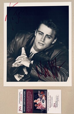 Matt LeBlanc Signed Autographed 8x10 Photo JSA Cert Friends
