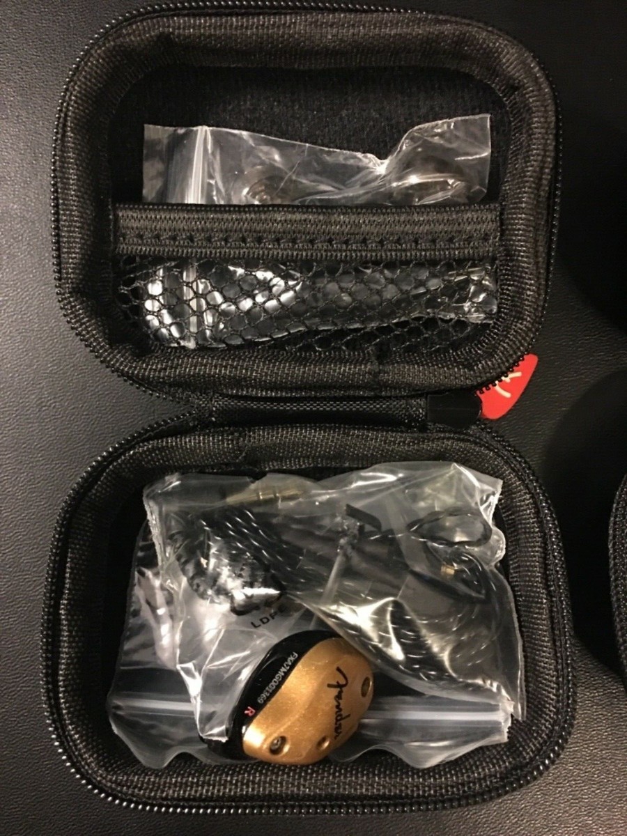 Fender FXA7 FXA5 Professional In-Ear Monitor Headphones Gold Black