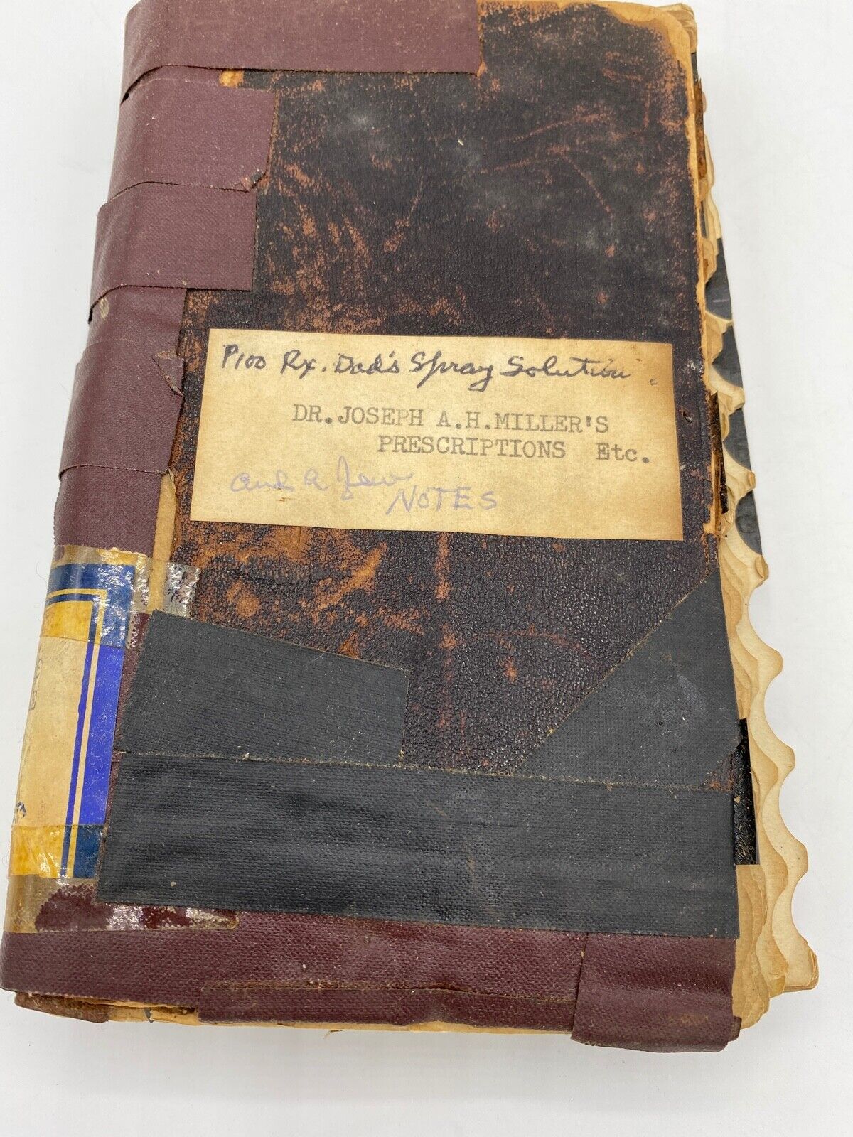 Antique Apothecary & Pharmaceutical Book   Formulary Book