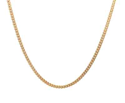 Tiffany Gold Curb Link Chain Diamond Cut Style 16
