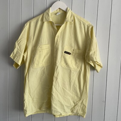 Ladies / Men s Yellow Top Shirt Size See Measurements Elesse