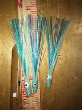 High Percentage Salmon Trolling Fly 4” Skinny Dip Silicone  Rigged Pack Of 3