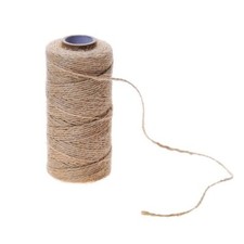 10 METRE Twine String rope Heavy Duty garden tool 3 ply natural brown, Jute Twin