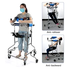 Adult Walker for Seniors Hemiplegia Rehabilitation Standing Frame,Anti ReclineWQ