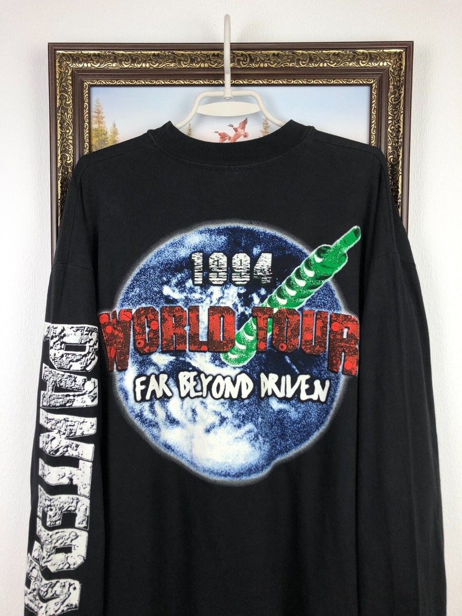 Vintage 90's Pantera Far Beyond Driven World Tour Band Tee Long