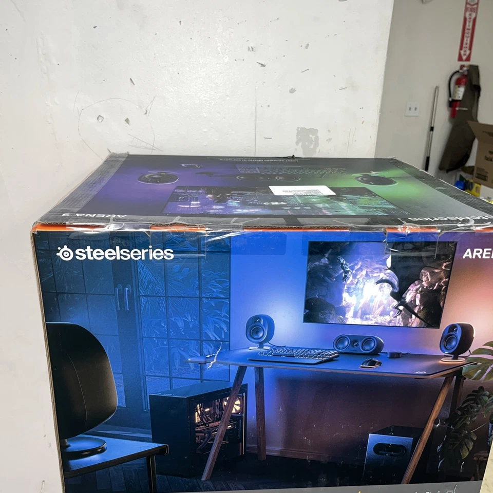 SteelSeries - Arena 9 5.1 Bluetooth Gaming Speakers with RGB Lighting (6 Piec... - Image 4 of 4
