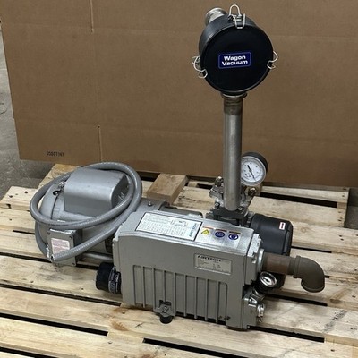 Airtech L-25-G1 Oil Flooded Rotary Vane Vacuum Pump 21 CFM 1.5HP  1725-RPM