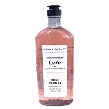 Bath  Body Works Aromatherapy Rose Vanilla Body Wash Foam Bath Retired
