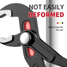 Adjustable Water Pipes Plumbing Pliers Wrench Quick-Release Water Pump Pliers ☾