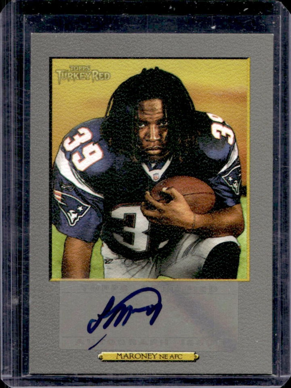 Laurence Maroney Topps Turkey Red Autograph Gray #TRALM Autograph-Gray