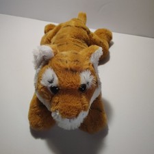 FAO Schwarz Plush Tiger 17" Orange Stripes Stuffed Animal Toy - With Tags