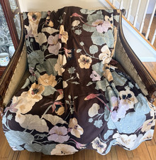 MARIMEKKO Finland Iso Krassi Brown King Duvet Cover Sateen Floral 100 Cotton