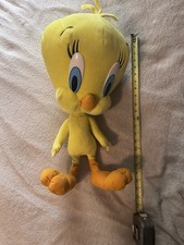 Nanco Looney Tunes Tweety Bird Large Plush Stuffed Animal 2001 Vintage
