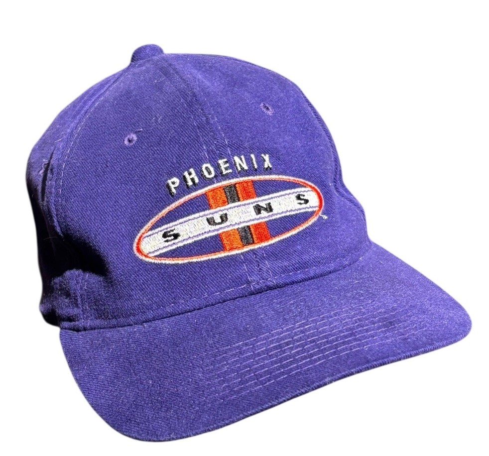 Vintage Phoenix Suns Snapback Hat Sports Specialties Purple 90s Logo One Size