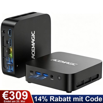 ACEMAGIC K1 Mini PC AMD Ryzen R2544 16GB DDR4 RAM 512GB SSD Win11Pro WIFI5 BT4.2