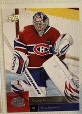 2009-10 Upper Deck #18 Carey Price Montreal Canadiens