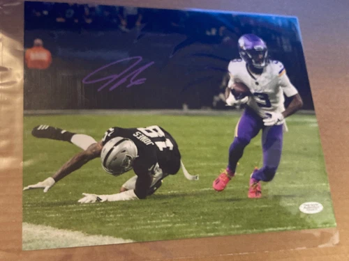 JUSTIN JEFFERSON - Minnesota Vikings Star  Signed 8x10  Picture with COA