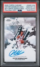 2025 Topps Chrome Victor Wembanyama SWS-VW SkyWrite Signatures Auto PSA 10 📈