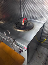 Sham Tandoor Commercial Stainless Steel Tandoor Oven Unit with Lid, Silver