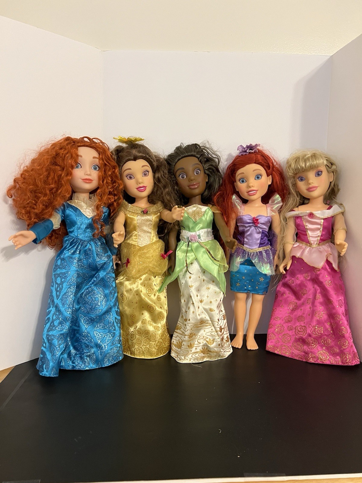 -merida, Belle, Tiana,ariel & Aurora 2010 18 Inch
