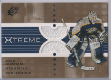 Mike Dunham 2002-03 SPx Xtreme Talents Gold #/15