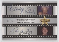 2010 Razor Pop Century Co-Stars 13/25 Nichelle Nichols James Kyson Lee Auto 0j4n