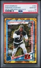 2025 Panini Donruss Football Gold Ice Shemar Stewart #393 PSA 10