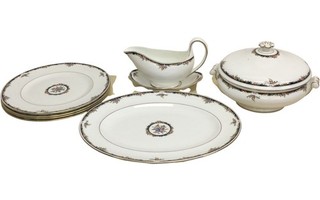 Wedgwood Osborne China Dinner Plates Tureen Sauce Boat Serving Plate (ST123L)
