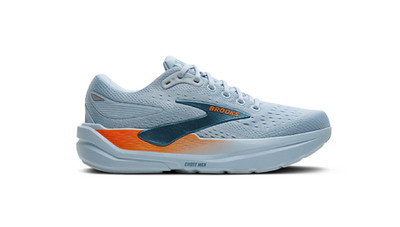[ BIG SALE ] Men's Brooks Ghost Max 3 Running Shoes - Skyway/Blue/Orange