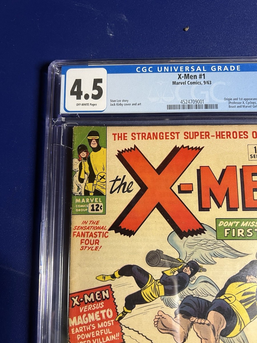 X-men 1 Cgc 4.5 Off-white Pages Marvel 1963 | eBay