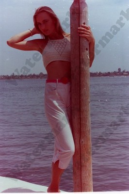35mm film Negative  -  Busty Woman Adult Film Star Glamour Pinup V0l11