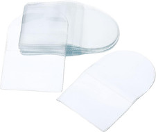 3" x 3" Coin Sleeves Holders, 50 Pack Pocket Coin Flip Single Coin Protector ...