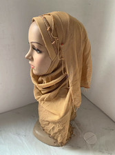 Turkey Headscarf Hat Amira Muslim Women Beaded Tassel One Piece Turban Hijabs