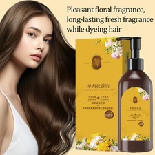 Plant Single Dose Floral Fragrance Dye, Plant-Based Hair Color 300ml