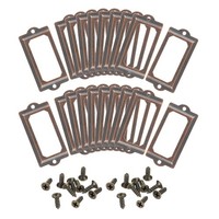 Metall-EtikettenträGer FüR Akten, 70X33Mm 60 StüCk Namensschildrahmen