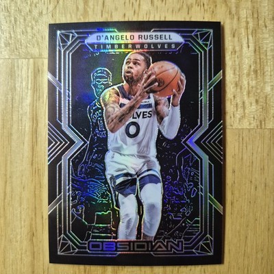 D'Angelo Russell | 2021-22 Panini Obsidian #110 Minnesota Timberwolves