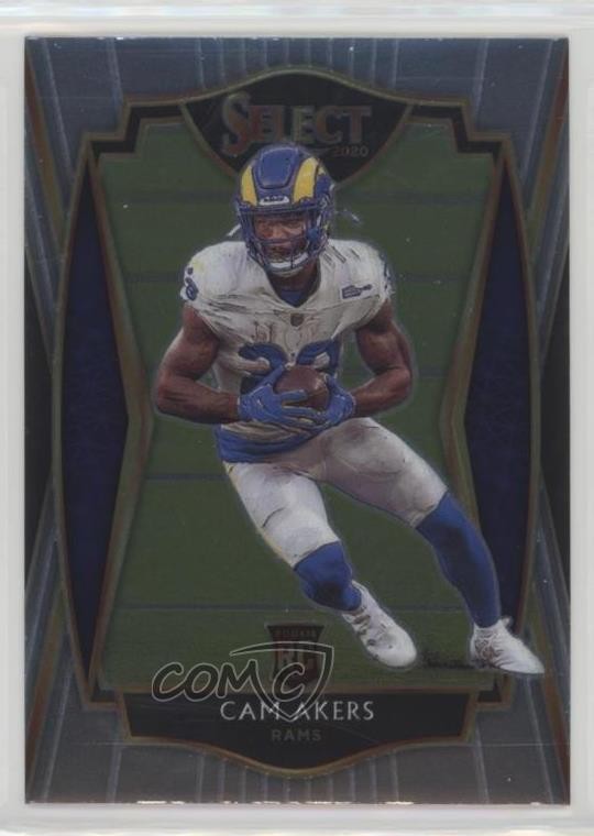 2020 Panini Select Premier Level Cam Akers #155 Rookie RC 06rw