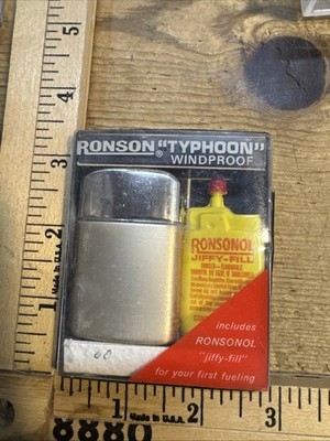 VTG Robson Typhoon Lighter New , Made In Hong Kong