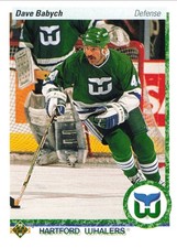 Dave Babych Hartford Whalers 1990 Upper Deck UD #194