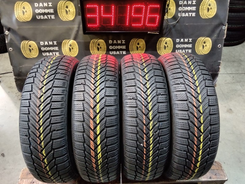Pneumatici Invernali 4 Gomme usate 185 65 15 MICHELIN Battistrada Residuo 90/95%
