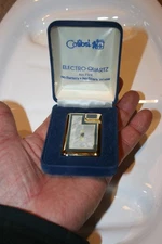Vintage Colibri Lighter With Original Box Electro Quartz Made in Japan