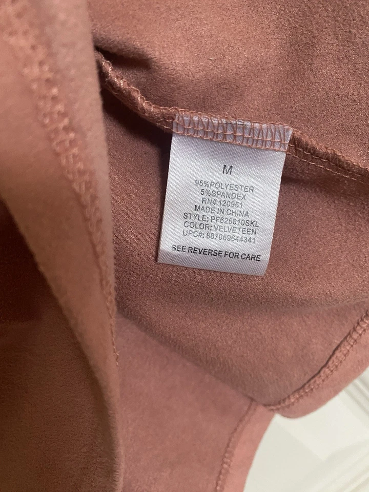 Vestido recto rosa terciopelo gamuza sintética Pink Republic talla mediana Foto 3 de 4